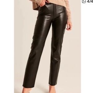 Abercrombie Vegan Leather Pants - Curve Love | Size 4/27